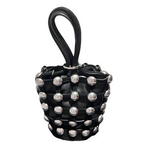 Alexander Wang (copy) bucket black bag / silver studded purse